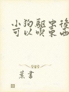 小狗驱虫后多久可以吃东西