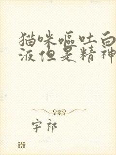 猫咪呕吐白色粘液但是精神很好