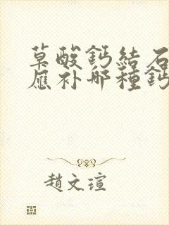 草酸钙结石患者应补哪种钙合适