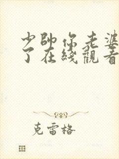 少帅你老婆又跑了在线观看