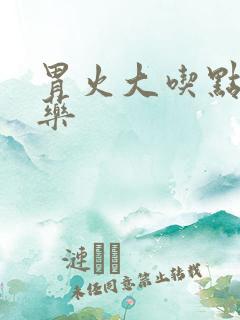 胃火大吃点什么药