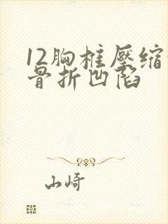 12胸椎压缩性骨折凹陷