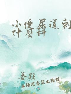 小便尿道刺痛看什么科