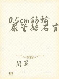 0.5cm的输尿管结石有可能排出来吗