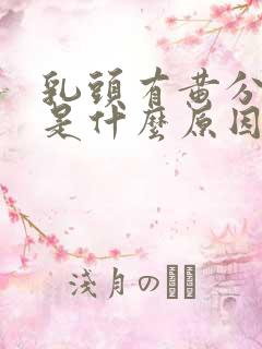 乳头有黄分泌物是什么原因