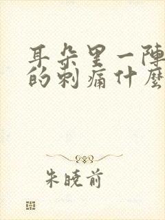 耳朵里一阵一阵的刺痛什么情况