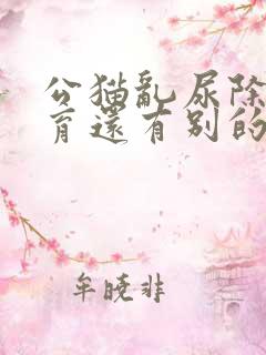 公猫乱尿除了绝育还有别的好办法吗