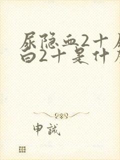 尿隐血2十尿蛋白2十是什么意思