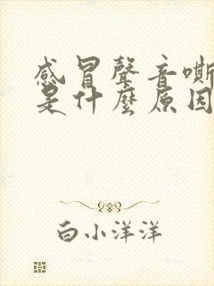 感冒声音嘶哑了是什么原因