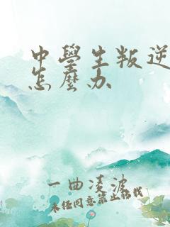 中学生叛逆厌学怎么办