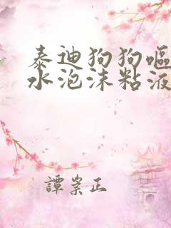 泰迪狗狗呕吐黄水泡沫粘液吃什么药