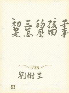 初三的孩子厌学是怎么回事