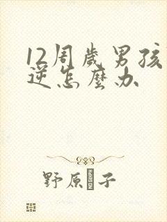 12周岁男孩叛逆怎么办