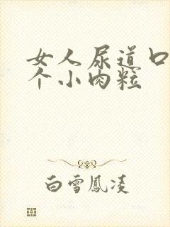 女人尿道口长了个小肉粒