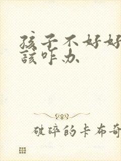 孩子不好好学习该咋办