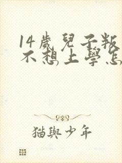 14岁儿子叛逆不想上学怎么办