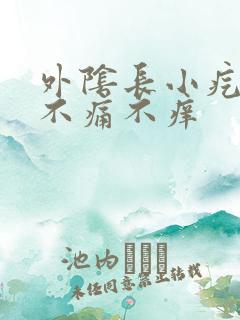 外阴长小疙瘩 不痛不痒