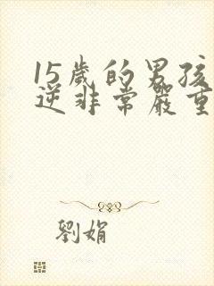 15岁的男孩叛逆非常严重怎么办