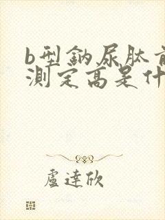 b型钠尿肽前体测定高是什么原因