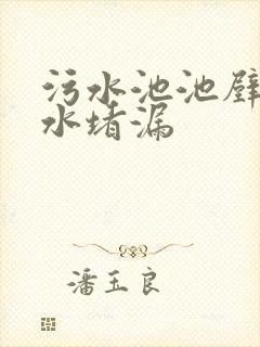 污水池池壁渗漏水堵漏