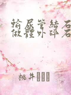 输尿管结石可以做体外碎石