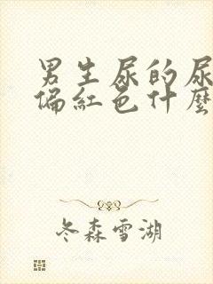 男生尿的尿有点偏红色什么原因