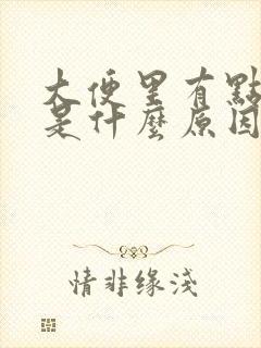 大便里有点带血是什么原因呢