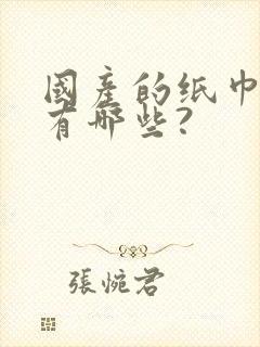 国产的纸巾品牌有哪些?