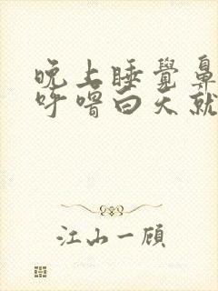 晚上睡觉鼻塞打呼噜白天就好