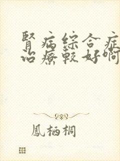 肾病综合症在哪治疗较好啊