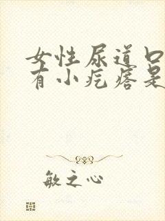 女性尿道口里面有小疙瘩是怎么了