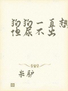 狗狗一直想撒尿但尿不出