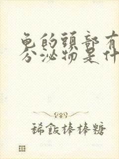 龟的头部有黄色分泌物是什么