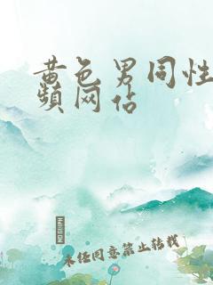 黄色男同性恋视频网站