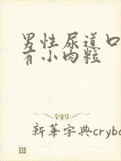 男性尿道口红肿有小肉粒