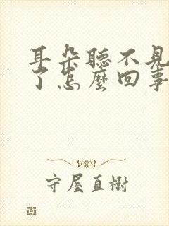 耳朵听不见声音了怎么回事