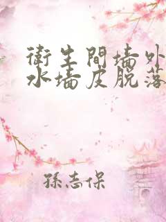 卫生间墙外侧渗水墙皮脱落怎么处理