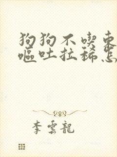 狗狗不吃东西还呕吐拉稀怎么办