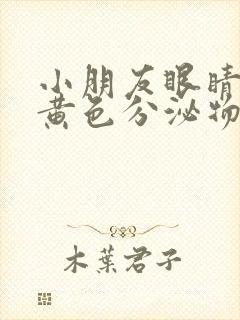 小朋友眼睛里有黄色分泌物