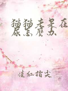 猫猫老是在床上尿怎么办