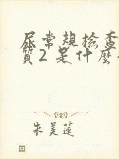 尿常规检查蛋白质2 是什么意思