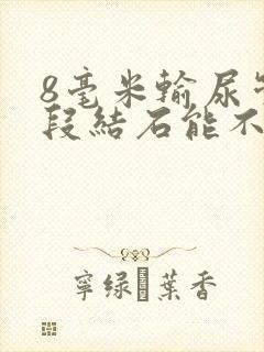 8毫米输尿管上段结石能不能排出