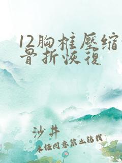 12胸椎压缩性骨折恢复