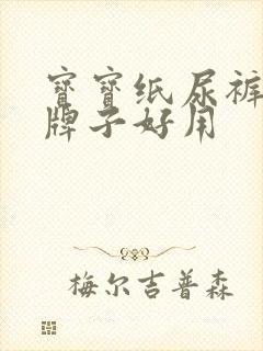 宝宝纸尿裤什么牌子好用