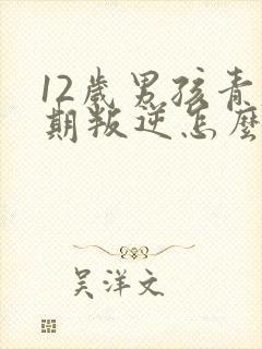 12岁男孩青春期叛逆怎么办