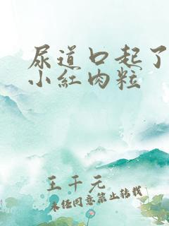 尿道口起了好多小红肉粒