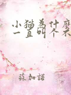 小猫为什么早上一直叫个不停