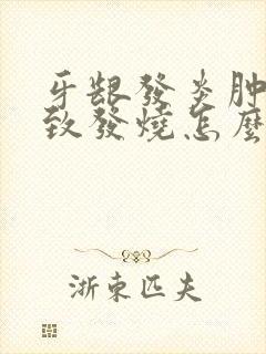 牙龈发炎肿痛导致发烧怎么办