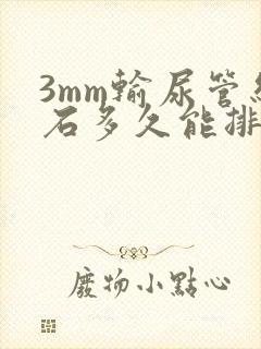 3mm输尿管结石多久能排出来