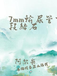7mm输尿管下段结石